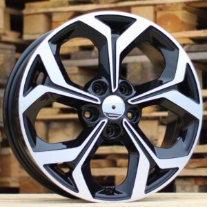 FE175_000000006310 R16x6 5X114.3 ET 46 67.1 FE175 Black Polished (MB) For KIA (Z5)