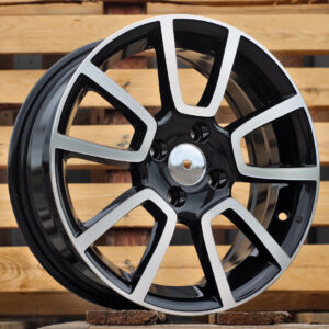 R15x6 4X98 ET 35 58.1 BK746 Black Polished (MB) For FIAT (R+P)