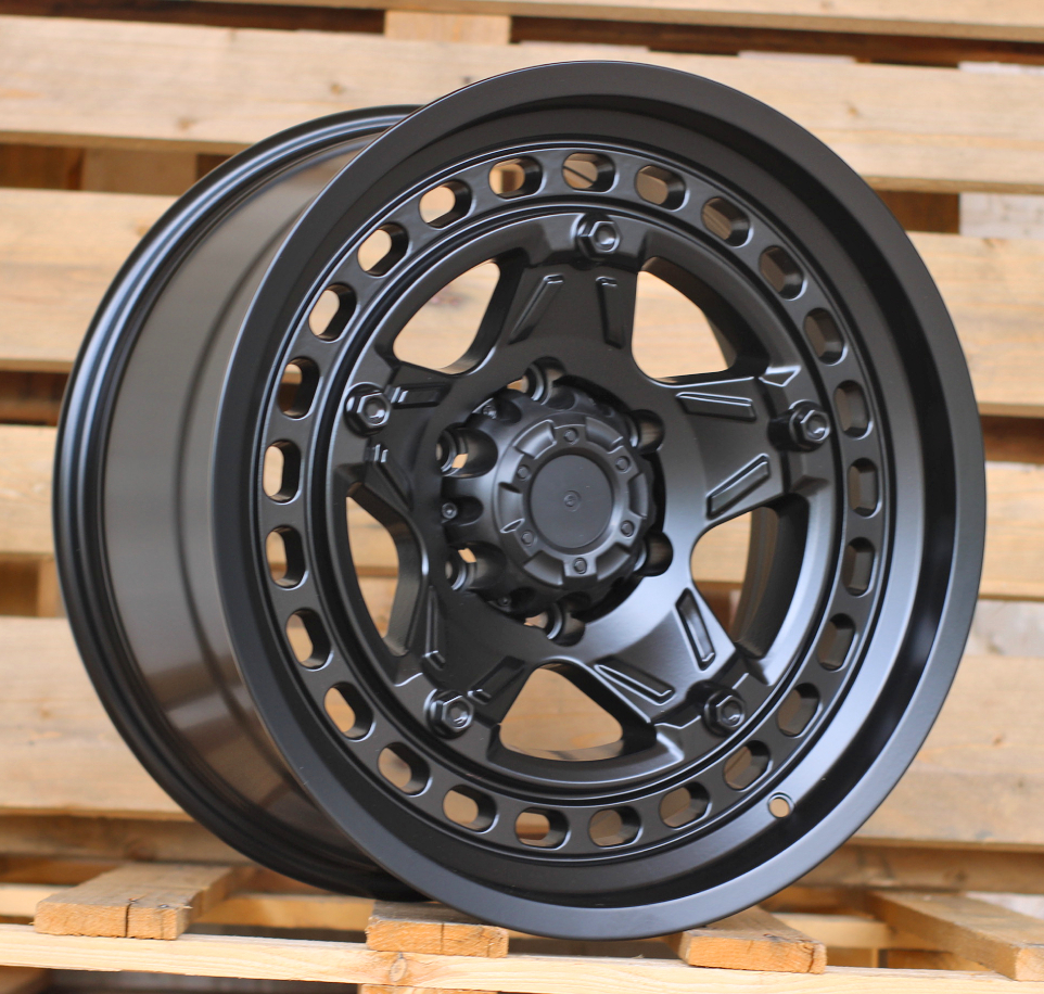 R16x8.5 6X139.7 ET 0 110.1 JT186 Black Matt (BM) For 4X4 (M)