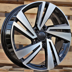 3S1282_000000007234 R18x7 5X100 ET 39 57.1 3S1282 Black Polished (MB) For VW (P) (T-Cross HYBRID FORGED)