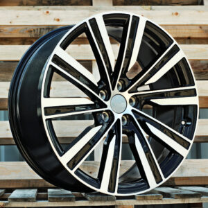 R22x9.5 5X120 ET 45 72.6 H3091F Black Polished (MB) For LAND (K8) (HYBRID FORGED)