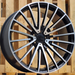 MR532_000000008180 R19x8.5 5X112 ET 38 66.6 MR532 (FBX122) Black Polished (MB) For MER (Z5) (HYBRID FORGED Front+Rear)