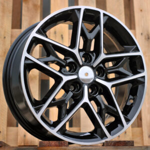 R17x7 5X114.3 ET 48 67.1 B5567 Black Polished (MB) For KIA (L6+K2+R)