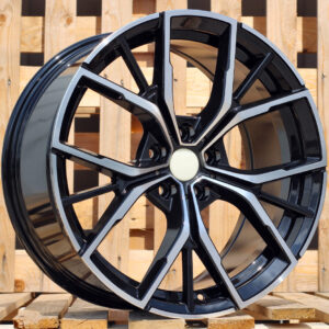 B1667_000000007577 R17x7.5 5X112 ET 40 66.6 B1667 (FBX081) Black Polished (MB) For BMW (Z5) (HYBRID FORGED)