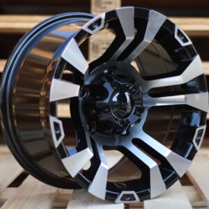 BK859_000000009476 R15x8 5X114.3 ET M10 83.1 BK859 Black Polished (MB) For 4X4 (P)