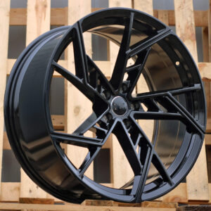 R18x8 5X112 ET 40 66.5 I5611 Black (BL) For AUD (K7) (New ABT Style)