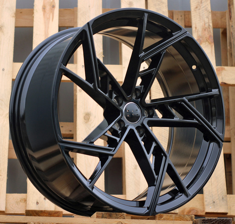 R18x8 5X112 ET 35 66.5 I5611 Black (BL) For AUD (K7) (New ABT Style)