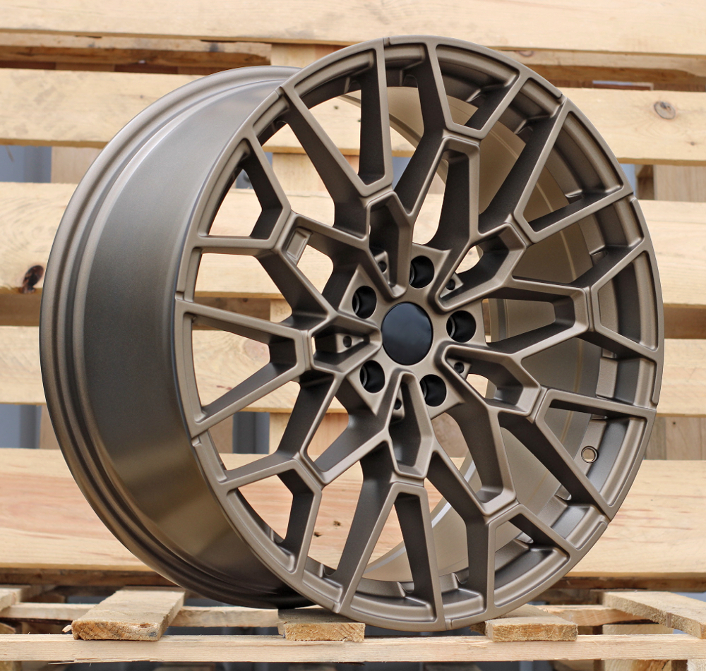 R19x8 5X112 ET 27 66.6 I0384 (3S1271) Bronze (YY) For BMW (K2+M) (HYBRID FORGED Rear+Front)