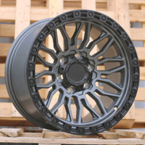 H975D_000000009077 R17x9 6X139.7 ET 0 110.1 H975D Gun Metal+Matt Lip (GMML) For 4X4 (Z5) (FUEL Style)