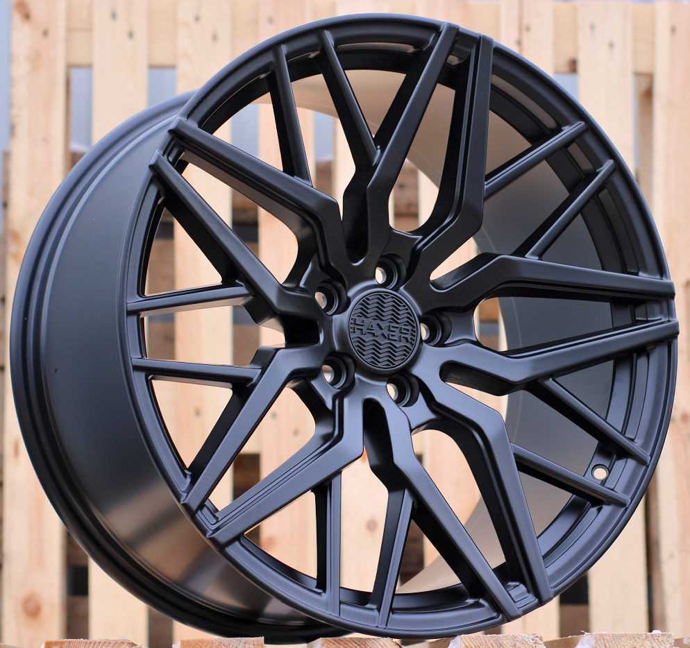 R19x8.5 5X120 ET 33 72.6 A5478 (HX035) Black Half Matt (BLHM) For HAXER (P) (Rear+Front)