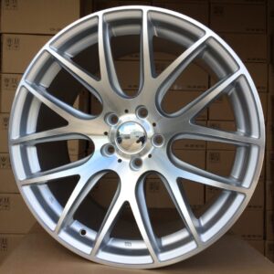 BK663_000000000474 R18x8.5 5X120 ET 35 72.6 BK663 Machined Silver (MS) For BMW (K4) (Rear+Front)