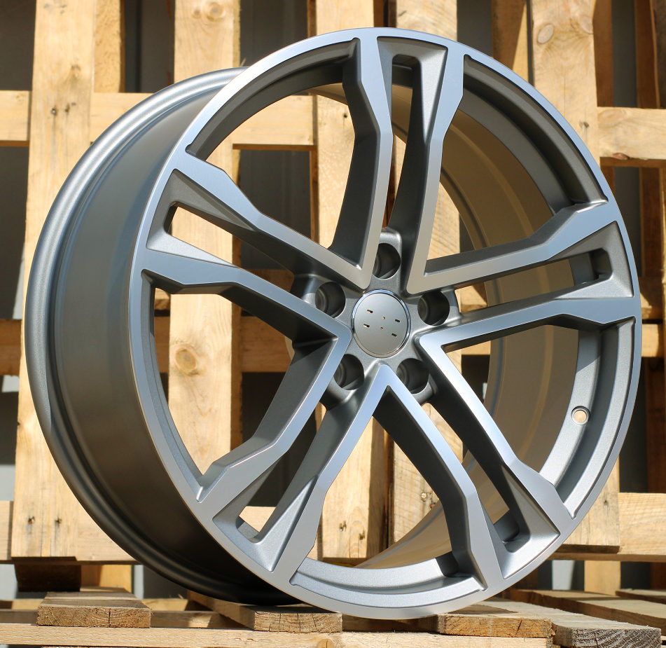 R19x8.5 5X112 ET 35 66.6 D5520 Grey Polished Half Matt (MGHM) For AUD (K7) ((AKC 110 Eur))