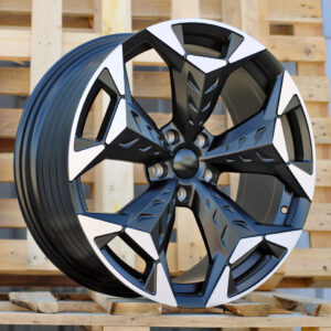 R18x8 5X112 ET 38 57.1 YF5717 Black Polished Half Matt (MBHM) For CUPRA (P1) (HYBRID FORGED)
