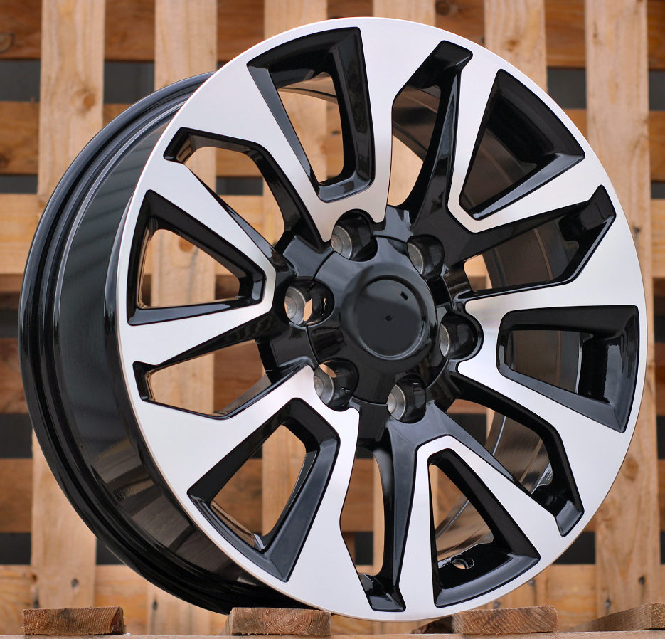 R16x7 6X139.7 ET 30 106.1 B1743 Black Polished (MB) For TOYOT (Z2)
