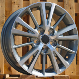 L1051_000000009270 R15x6 5X100 ET 39 54.1 L1051 (IN0099) Grey Polished (MG) For TOYOT (A)