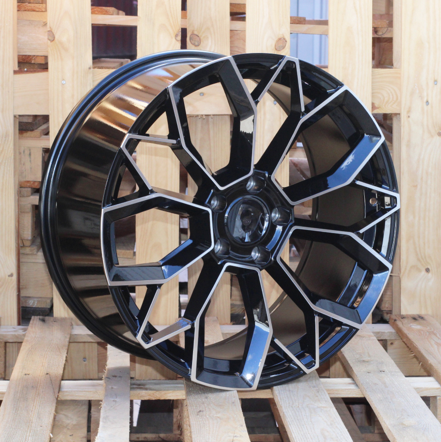 R21x10 5X130 ET 50 71.6 H5083 Black Polished (MB) For PORCH (P1)