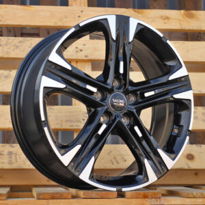 R18x7.5 5X114.3 ET 50.5 67.1 H3482F Black Polished (MB) For KIA (Z7) (HYBRID FORGED)