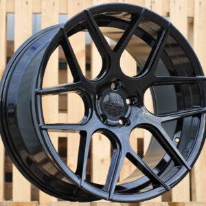 R17x8 5X120 ET 20 74.1 SSA03 (HX022) Black (BL) For HAXER (P2+Z1+Z4) (Rear+Front)