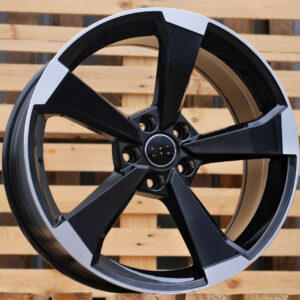 XE351_000000003382 R17x7.5 5X100 ET 40 57.1 XE351 (BY1491/AU303) Black Polished (MB) For AUD (P+P2+Z2)