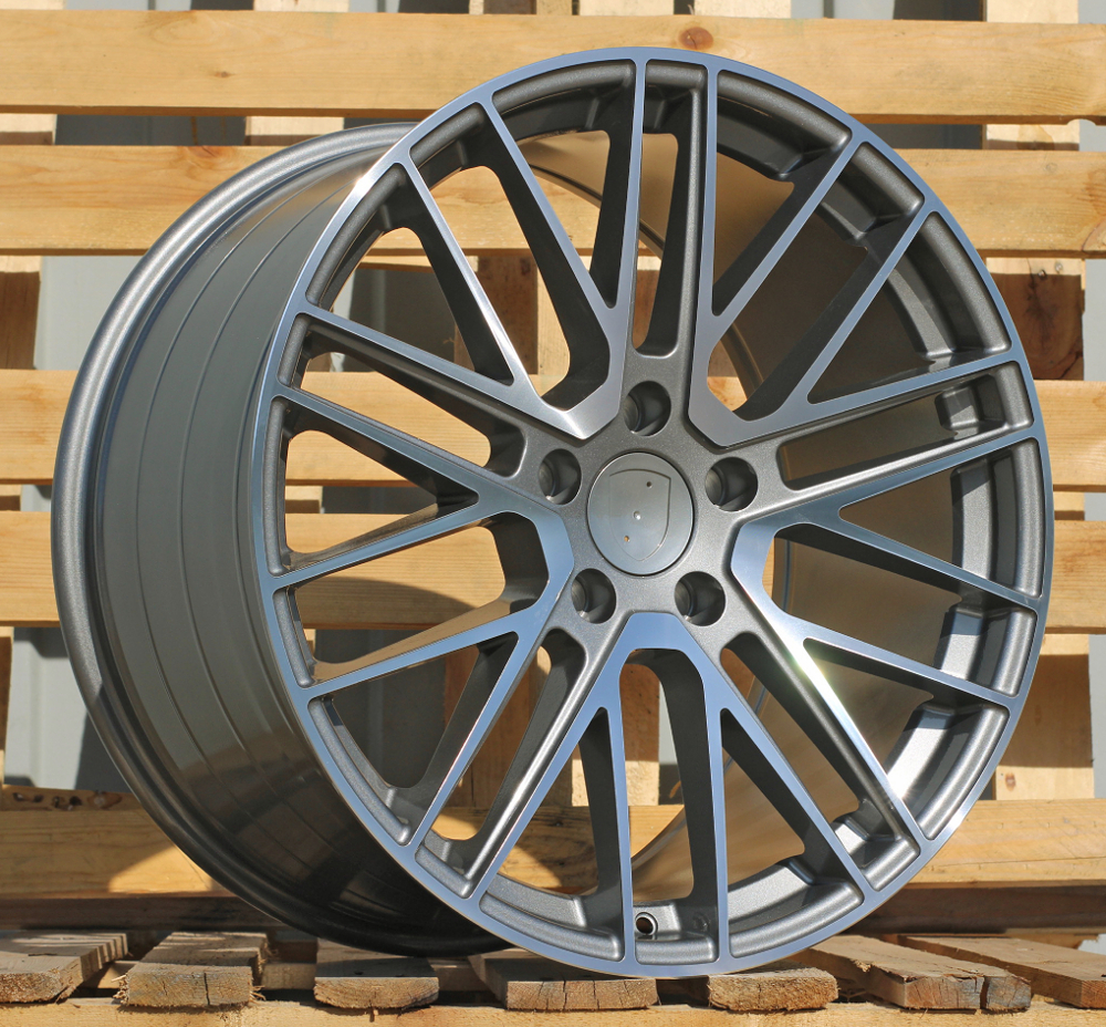 R21x9.5 5X130 ET 69 71.6 I0375 Grey Polished (MG) For PORCH (Z5) (Rear+Front)
