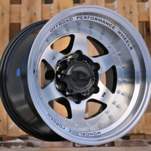 R16x8 5X127 ET 0 87.1 L2156 Black Polished (MB) For 4X4 (P1)