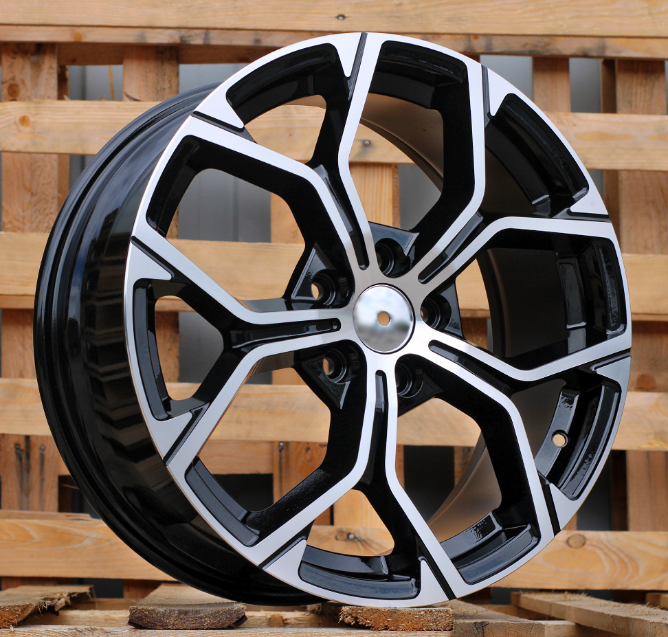 R18x7.5 5X112 ET 51 66.6 A056 Black Polished (MB) For BMW (Z6) (X1/X2)