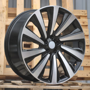 R24x10 5X120 ET 40 72.6 B1756 (H947D) Black Polished (MB) For LAND (K7) (HYBRID FORGED)