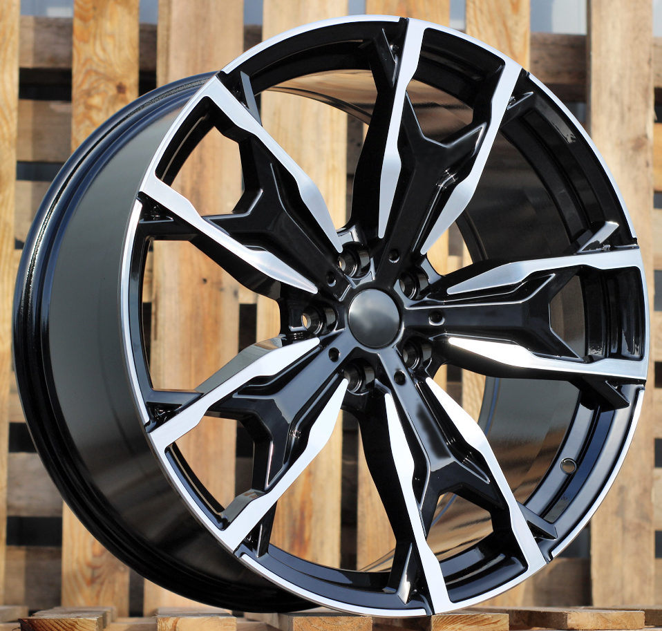 R20x9.5 5X112 ET 43 66.6 Y0204 Black Polished (MB) For BMW (P+Z4+Z7) (X3 (Rear+Front))