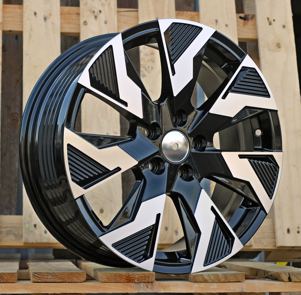 R17x7 5X112 ET 45 66.6 IN3521F Black Polished (MB) For MER (M) (HYBRID FORGED (max 1250kg))