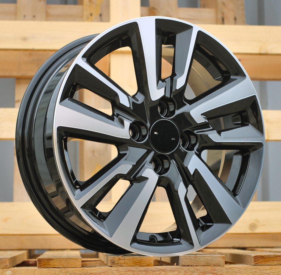 R15x6 4X100 ET 40 60.1 A5831 Black Polished (MB) For NISS (P)
