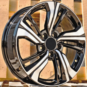 R17x7 5X114.3 ET 45 64.1 B5385 (IN7110) Black Polished (MB) For HOND (P1)