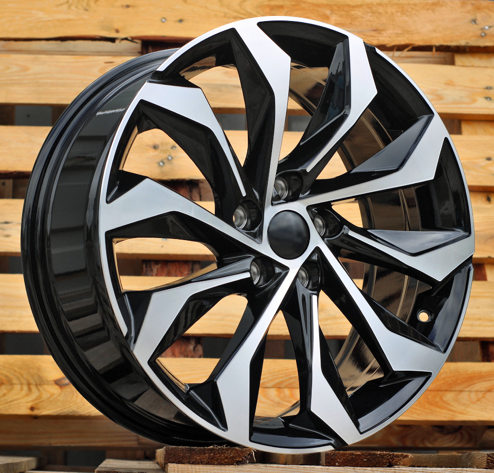 R18x7.5 5X112 ET 40 57.1 I1139 Black Polished (MB) For SKODA (K8+Z4+Z7+Z5) (Kodiaq New Model)