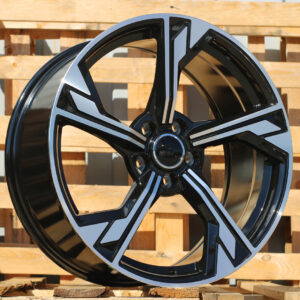 R17x7.5 5X112 ET 40 66.5 B5419 (IN5375) Black Polished (MB) For AUD (K8)