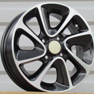 R14x5 4X100 ET 41 54.1 B5387 Black Polished (MB) For HYUND (K4)