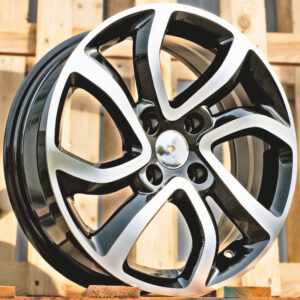 R16x6.5 4X108 ET 26 65.1 A417 Black Polished (MB) Fits for CITRO (P)