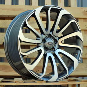 R23x10 5X120 ET 45 72.6 BY959 (FBX196) Grey Polished (MG) For LAND (Z5) (HYBRID FORGED)