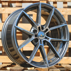 R17x7.5 5X112 ET 27 66.6 B5601 (D1740) Grey Polished (MG) For BMW (Z1) ((AKC 75 Eur))
