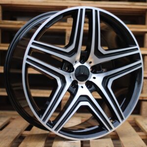 BK206_000000004472 R16x7.5 5X112 ET 38 66.6 BK206 Black Polished (MB) For MER (K2)