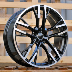 R19x8.5 5X112 ET 34 66.5 F726 Black Polished (MB) For AUD (K8) (HYBRID FORGED)