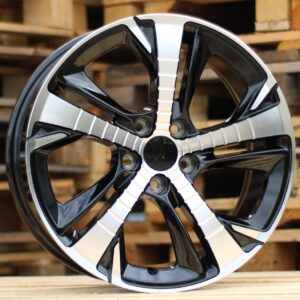 R17x7.5 5X108 ET 44 65.1 XE410 Black Polished (MB) For PEUG (R+P2)