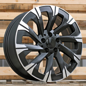 IN3519F_000000010339 R18x7.5 5X112 ET 52 66.5 IN3519F (FBX445) Black Polished Half Matt (MBHM) For MER (K8+P1) (HYBRID FORGED V-Class/Vito (max 1075kg))