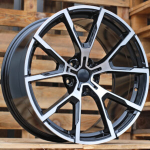 B5601_000000006371 R17x7.5 5X120 ET 40 72.6 B5601 (D1740) Black Polished (MB) For BMW (Z7)