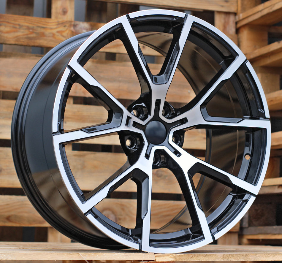 R17x7.5 5X112 ET 27 66.6 B5601 (D1740) Black Polished (MB) For BMW (Z1)