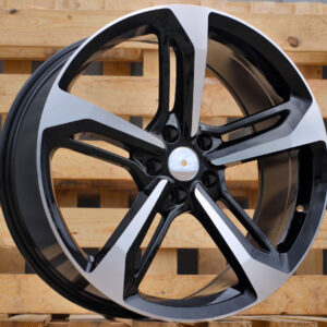 R16x6.5 5X100 ET 40 57.1 A513 (Z1075) Black Polished (MB) For AUD (P2)
