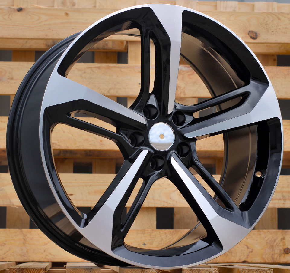 R16x6.5 5X100 ET 40 57.1 A513 (Z1075) Black Polished (MB) For AUD (P2)