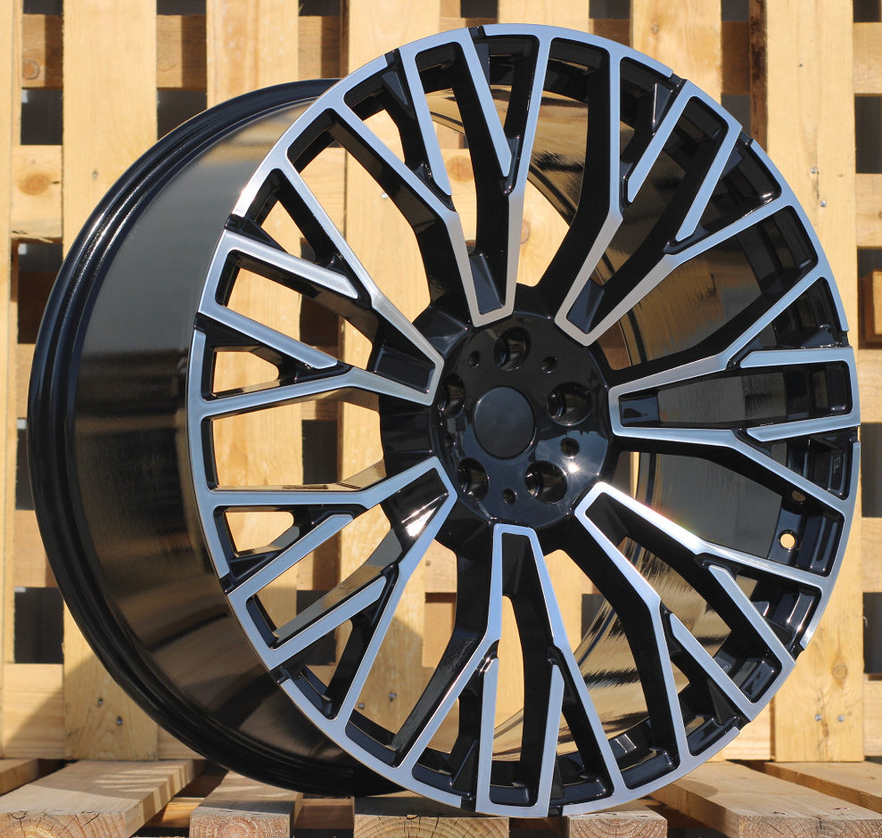 R22x10.5 5X112 ET 43 66.6 3S1111 Black Polished (MB) For BMW (K4) (HYBRID FORGED New BMW X5)