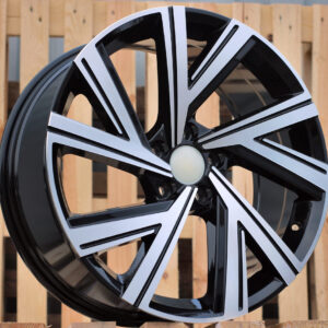 B5805_000000000178 R17x7.5 5X100 ET 45 57.1 B5805 Black Polished (MB) For VW (M)
