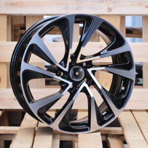 R17x7 4X108 ET 25 65.1 E1011 (FR387) Black Polished (MB) For CITRO (R)