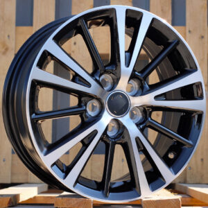 L1051_000000007016 R15x6 5X100 ET 39 54.1 L1051 (IN0099) Black Polished (MB) For TOYOT (Z6)