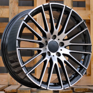 I0341_000000006792 R19x8.5 5X112 ET 35.5 66.6 I0341 Black Polished (MB) For MER (Z6)